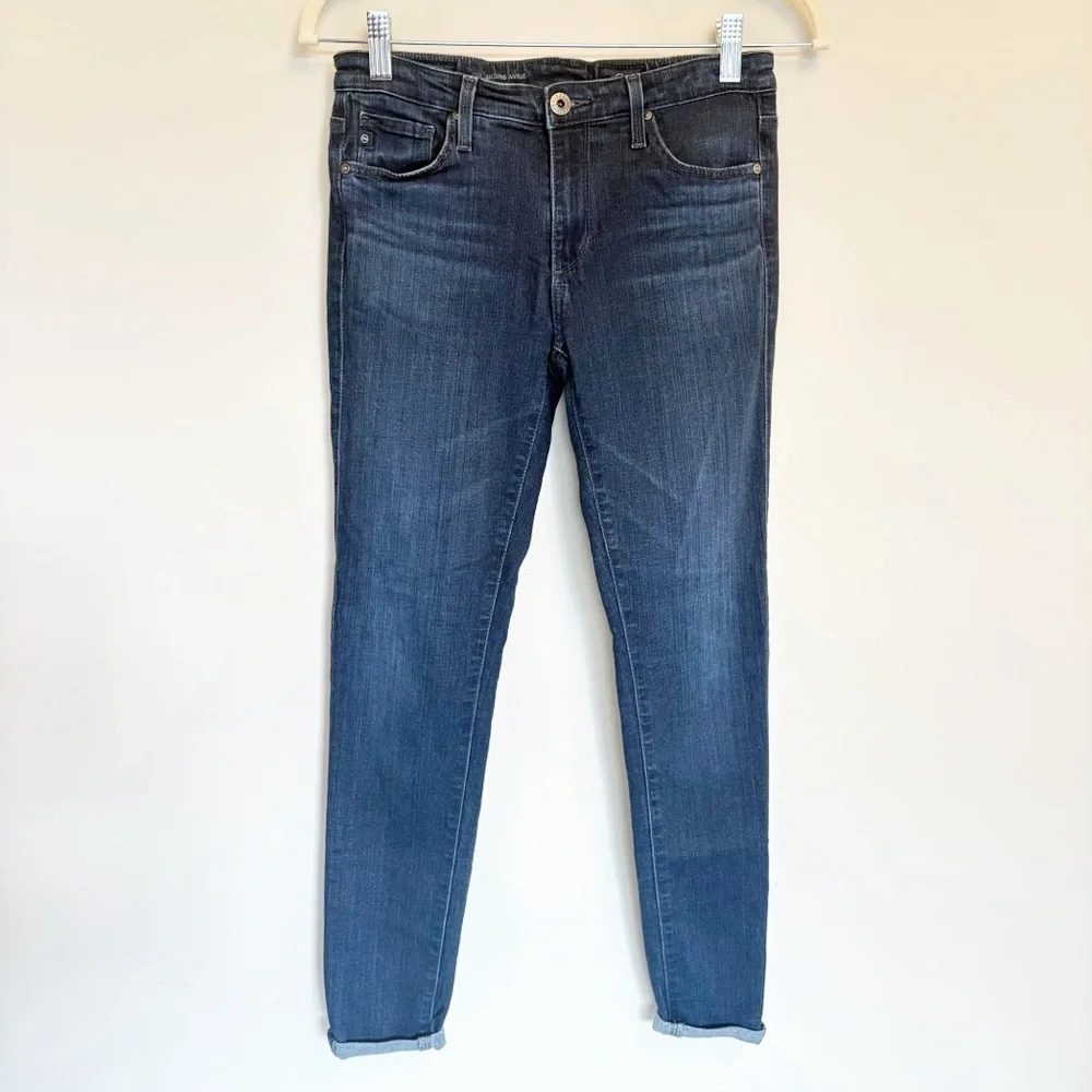 AG Adriano Goldschmeid Dark Blue The Legging Ankle Jeans - Size 26R - Stretchy